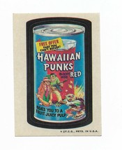 Topps Wacky Packages 1973 3rd ser. Hawaiian Punks tan back Hawaiian Punch parody - £11.84 GBP