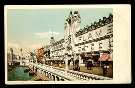 Vintage Postcard UDB Dreamland Fighting Flame 1905 Coney Island New York - £11.59 GBP