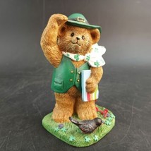 Danbury Mint Calendar Teddy Bear Figure, Limited Edition OBO : MARCH  - £11.67 GBP