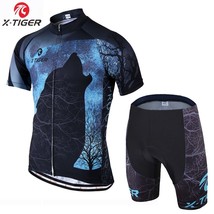 X-Tiger Pro Summer Cycling Clothing MTB Bike Jersey Set Ropa Ciclista Hombre Mai - £99.96 GBP