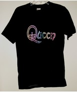 Queen Freddie Mercury T Shirt Vintage Rainbow Glitter Logo Single Stitch... - $271.21 CAD