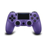 Wireless Game Controller Purple for Playstation 4, PC Dual Shock with US... - $19.95
