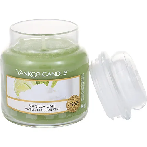 Yankee Candle Vanilla Lime Small 3.6 oz Scent Glass Jar, citrus, tropical - $28.60 CAD