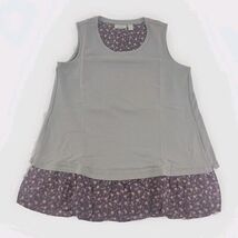 Logo Lounge A290216849625 Thunder Grey Floral Hem Tank Dress Sz S - $27.99