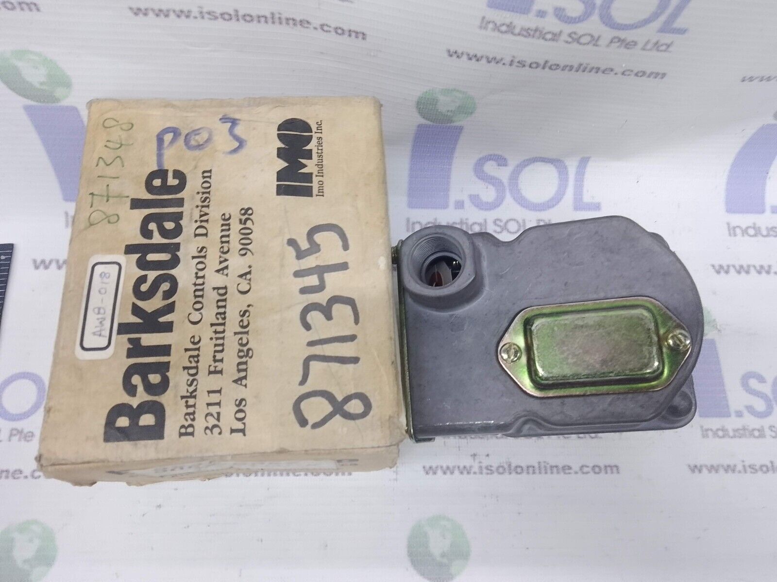 Barksdale D2T-A80SS pressure or vacuum actuated switch Transamerica Dela... - $499.00