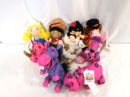 Disney Bean Bag Plush Lot Of 9 “It’s A Small World” Characters NWT - £77.09 GBP