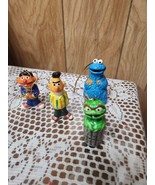 4 Muppets  Christmas Ornaments 1977 Sesame Street Cookie Monster, Oscar ... - $652.86 MXN