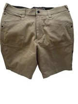 Wrangler Men&#39;s Shorts Cargo Utility Hike All Terrain Gear Outdoor Brown ... - $23.36