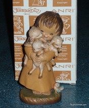 &quot;Spring Arrivals&quot; ANRI Ferrandiz 6” Hand Carved Painted Wood Figurine #651315 - £124.43 GBP