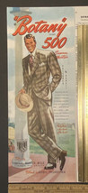 Vintage Print Ad Botany Brand 500 Plaid Suit Tailored by Daroff 1940s Ep... - $11.75