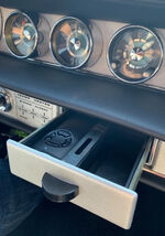 Black Interior Ashtray Inlay Replacement for Classic Volvo P1800 Vehicles - $22.98
