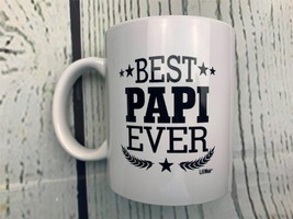 Best Papi Ever Mug Grandpa Gift Christmas Birthday Fathers Day Novelty Coffee - £16.23 GBP