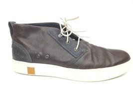 Timberland Shoes Mens 11 Sneakers Lifestyle Leather Amherst Chukka Boot Brown - $59.95