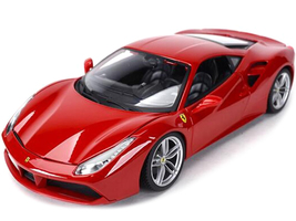 Ferrari 488 GTB Red 1/18 Diecast Model Car by Bburago - $74.94