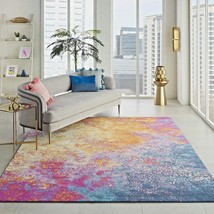 Rugs Area Rugs Carpets 8x10 Rug Big Floor Large Modern Colorful Living Room Rugs - £133.52 GBP