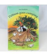 Sven Nordqvist Findus Goes Camping Children Book Sven Nordqvist 1992 Opal - $315.59 MXN