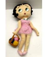 2006 Kellertoy Betty Boop Plaid Dress with Basket - 16&#39;&#39; Plush Doll - £15.96 GBP