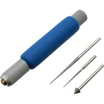 Diamond reamers with pin vice 3 diamond bead reamers with pin vice holding tool - £9.62 GBP