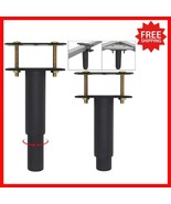 4 PCS Adjustable Steel Furniture Support Legs, 5.1&quot;-9.6&quot; Height Adjust - $770.75 MXN