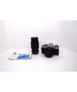 Minolta XG-1 35mm Film Camera w/ MD 50mm Lens &amp; Mitakon MC Zoom Lens - $653.38 MXN