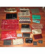 Lot of 23 Purses Handbags change Bag Wallets Guess Aldo Korean Asian eel... - $116.25 CAD