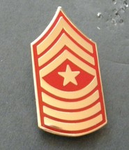 Marine Corps Marines E-9 Sergeant Major Rank Lapel Pin 3/4 x 1.3 inches ... - £4.48 GBP