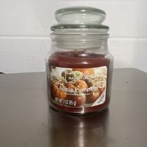 Apple Pumpkin 3 oz Small JAR CANDLE Mainstays SOY WAX Single Wick Candle - $4.94
