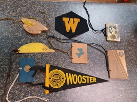 University Of Wooster Vintage Dance Cards Pennant Patch Lot Pre WWII - $98.99