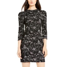 Michael Kors Women’s Lace-Print Stretch Sheath Mini Dress – 3/4 Puff Sle... - $47.52