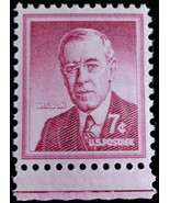 1956 7c Woodrow Wilson, 28th President Scott 1040 Mint F/VF NH - $0.99