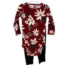 Carters Two Piece Set Red Black 9 Month New - $8.80