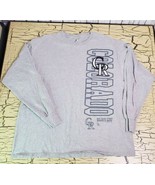 Colorado Rockies Baseball Gray Long Sleeve Shirt MLB Genuine Merchandise... - £18.99 GBP
