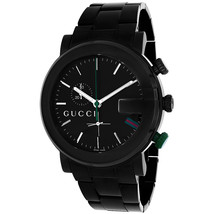 Gucci Men&#39;s 101 Series Black Dial Watch - YA101331 - £1,041.72 GBP