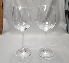 Nachtmann Crystal Wine Glass Goblets Barware Toasting Glasses (Set of 2)... - $23.76