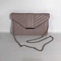 INC International Concepts Lavender Shoulder Bag Clutch Removable Chain ... - £27.45 GBP
