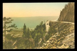 Vintage Hand Colored Postcard Rond Point Swing Cheyenne Mountain Highway CO - £11.82 GBP