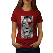 Wellcoda Lion Cool Design Womens T-shirt, Royal Casual Design Printed Tee - £14.87 GBP+