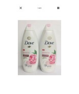 (2) New Dove Renewing Peony &amp; Rose Oil Nourishing Body Wash 22 fl oz Each - £18.99 GBP