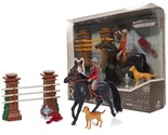 Royal Breeds Equestrian Challenge with Black Friesian &amp; Rider New in Box - $16.88