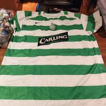 2005-2006 Nike Celtic Home short sleeve soccer shirt men’s XL - £23.14 GBP