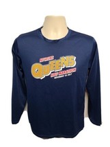 2017 NYC Runs Queens Half Marathon Adult Small Blue Long Sleeve Jersey - £16.52 GBP