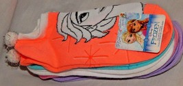 Princess Elsa Frozen Socks Girls Medium Large Disney NEW Anna Olaf Adult 5 Pairs - £10.84 GBP