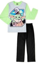 Star Wars Yoda 2 Piece Flannel Fleece Pajama Set Child Size 8 - $16.40