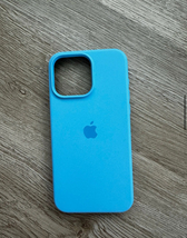 Silicone Case For Apple Iphone 15 Pro Blue Color  - £2.37 GBP