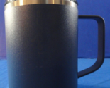 DARK BLUE STAINLESS STEAL CAMPING WORK INSULATED THERMAL COFFEE MUG CUP ... - $16.57