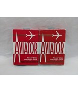 Set Of (2) Red Back Aviator Poker 914 Playing Card Decks (1) Sealed (1) ... - €11,86 EUR