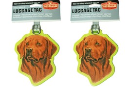 2 Pc Lot - Labrador Chocolate Lab Dog Breed - ID Tag For Luggage Carrier... - $6.00