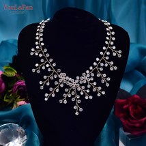 YouLaPan HN01 Shiny Crystal Bridal Necklace Ladies Women Collar Chain Choker Wed - £21.64 GBP