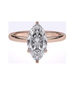 1.20CT Marquise Cut Solitaires G-H Color with SI Clarity Natural Diamond... - £4,650.55 GBP