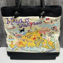 2008 Catstudio Martha&#39;s Vineyard Cape Cod Embroidered Tote Bag RARE - £94.94 GBP